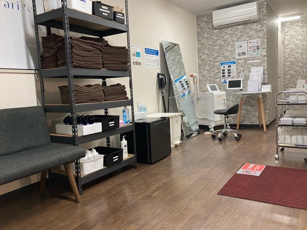 セルフ脱毛サロンKIRARI(きらり)わさだ店脱毛ルーム